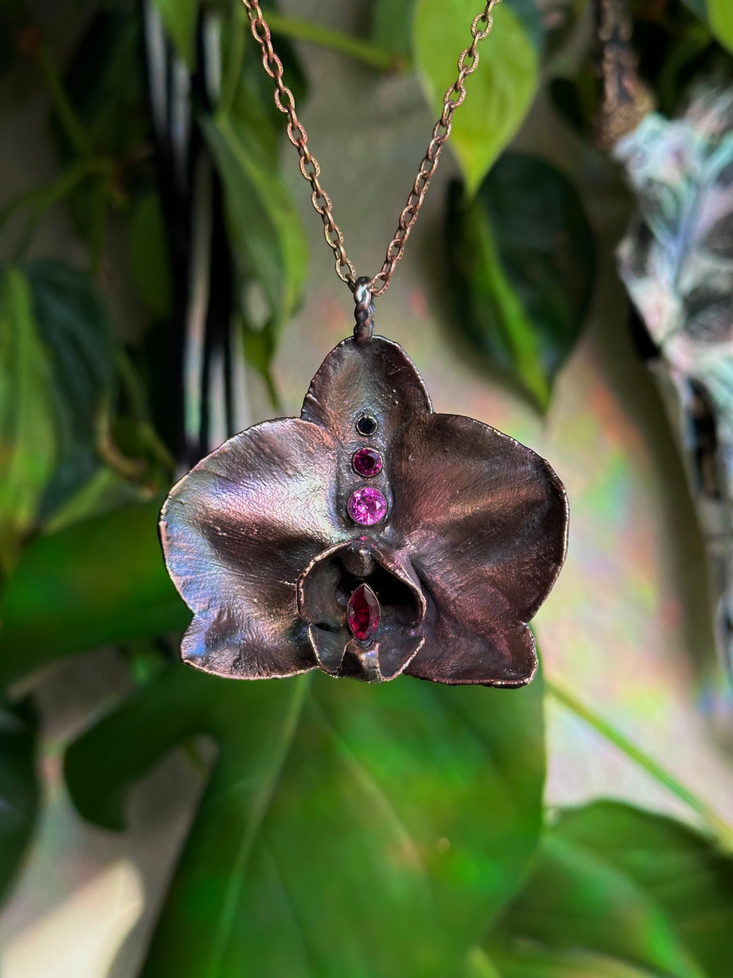 Ruby Orchid Amulet