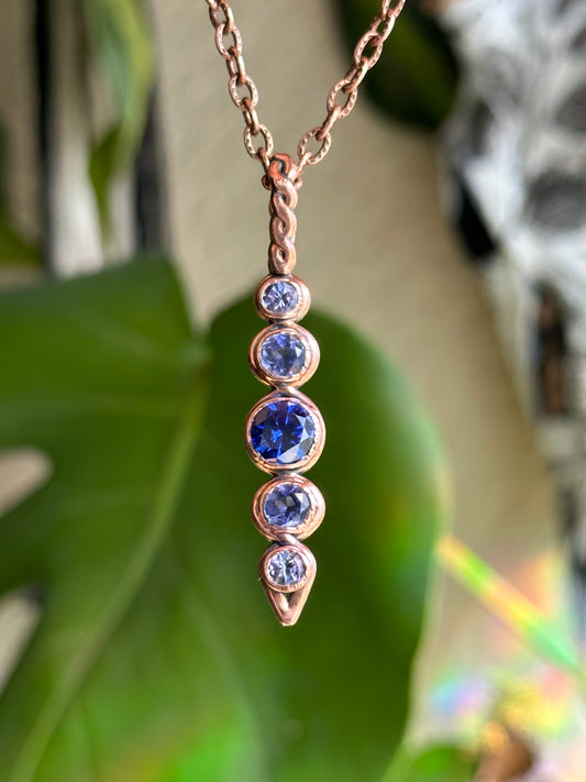 Sapphire Stacker Pendant