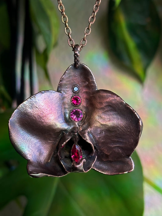 Ruby Orchid Amulet