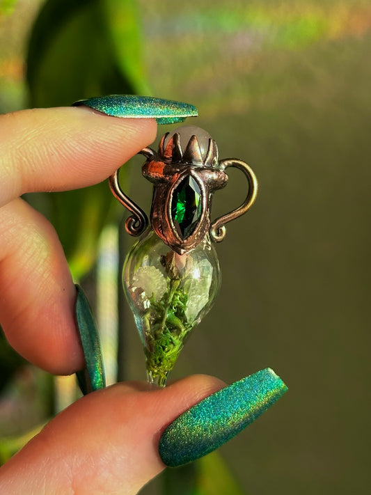 Mini Rose Terrarium Choker