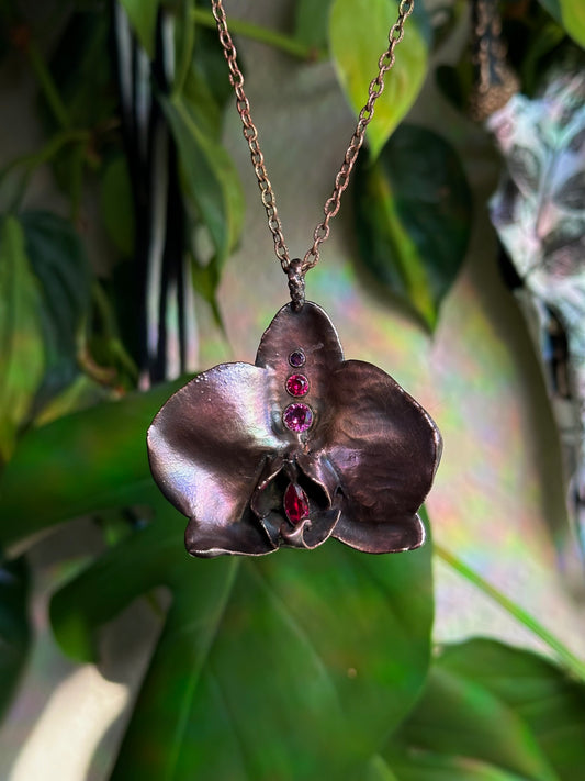 Ruby Orchid Amulet