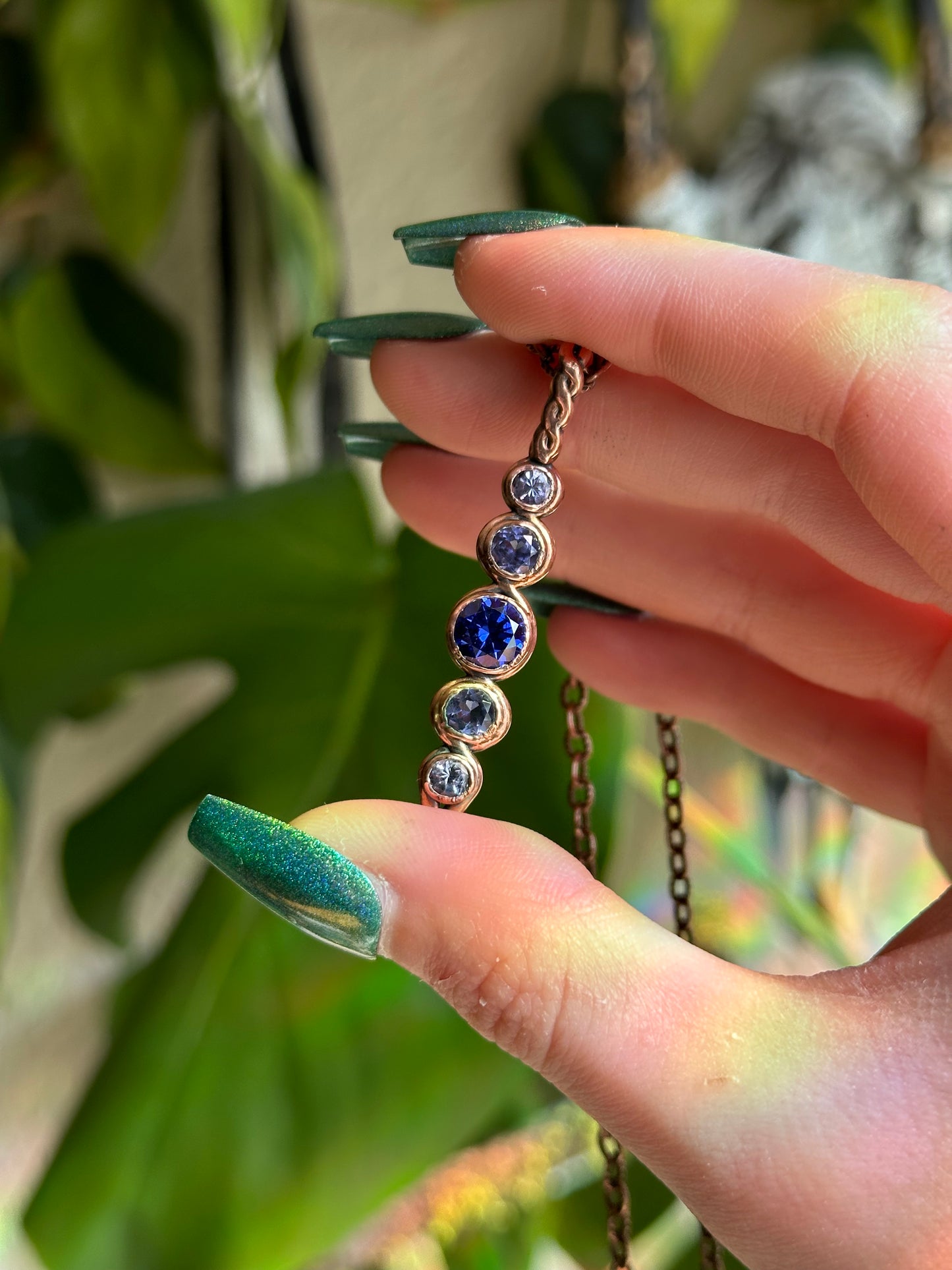 Sapphire Stacker Pendant