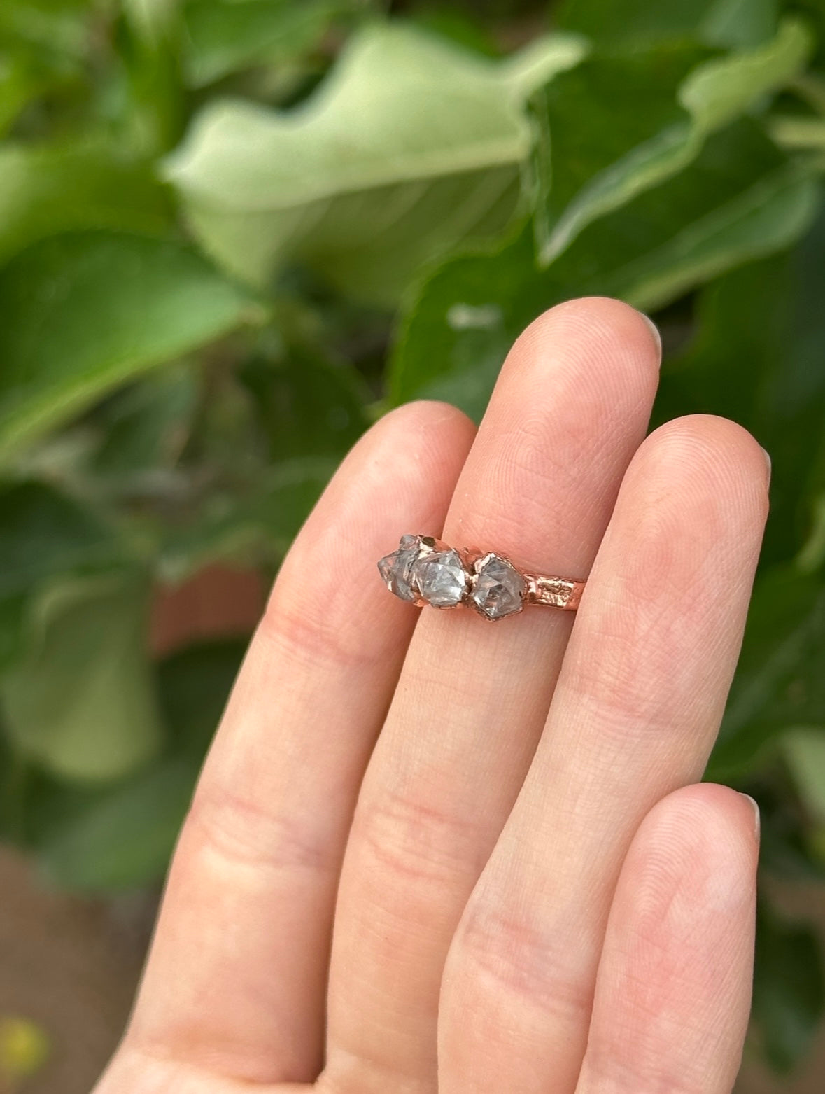Herkimer Diamond ring