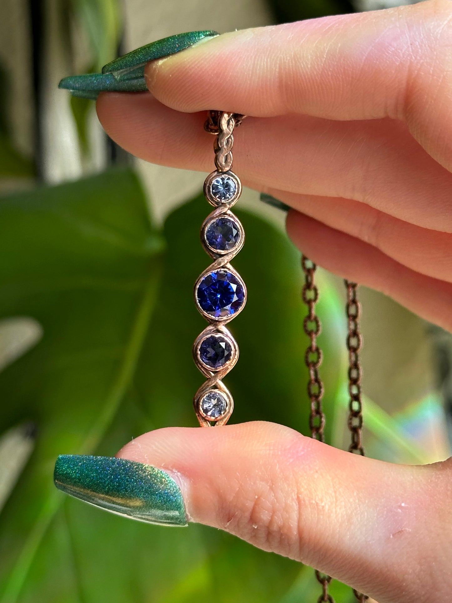 Sapphire Stacker Pendant