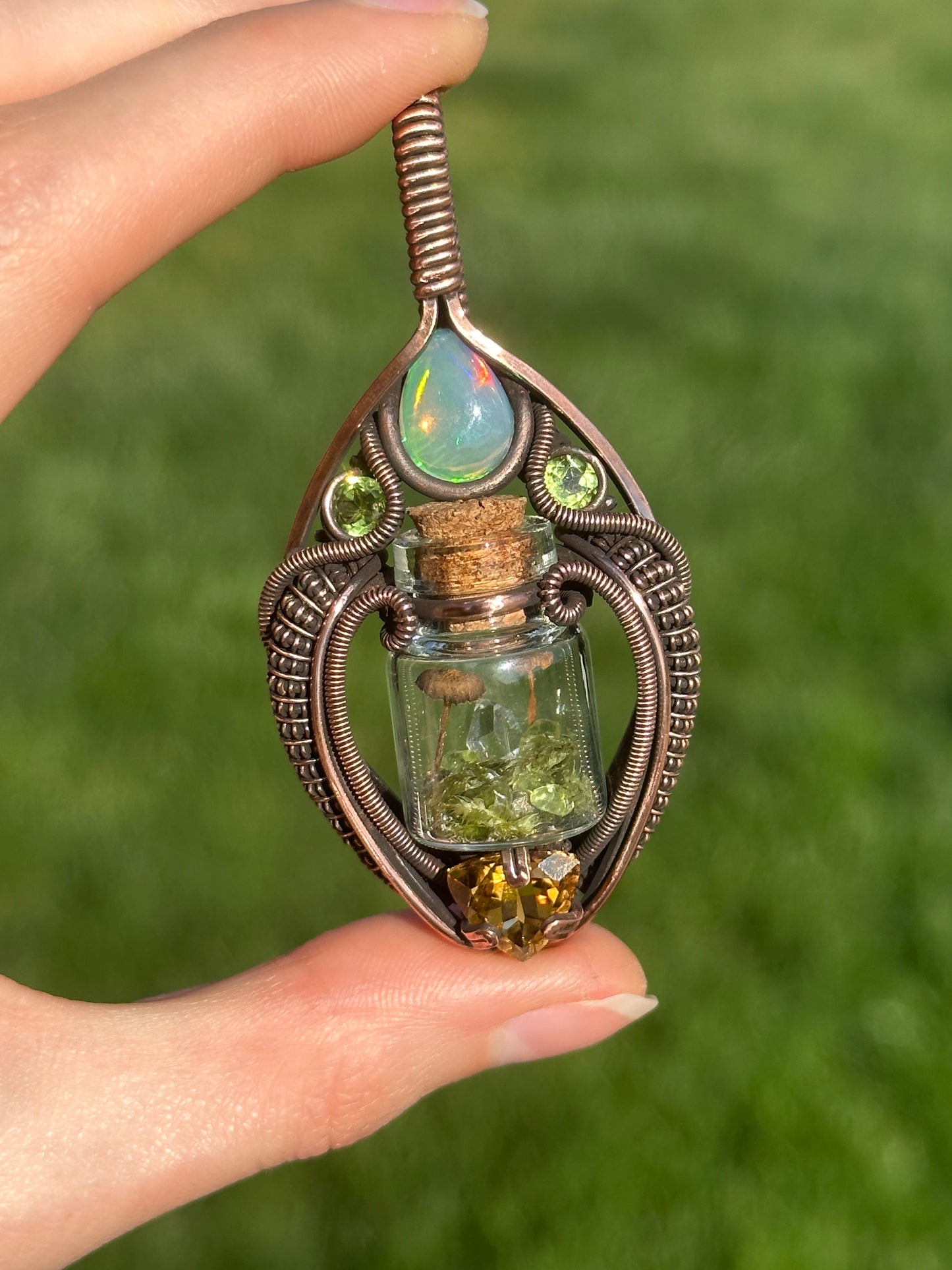 Eternal mushroom amulet