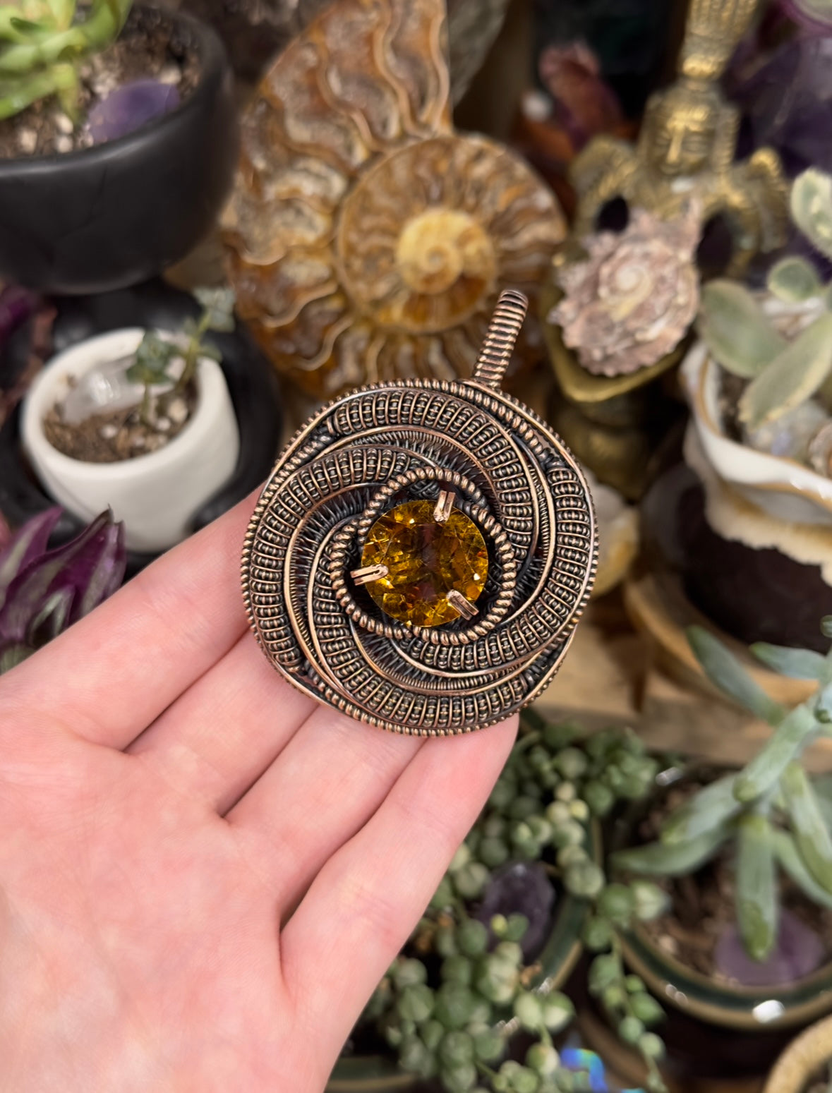 Citrine Medallion