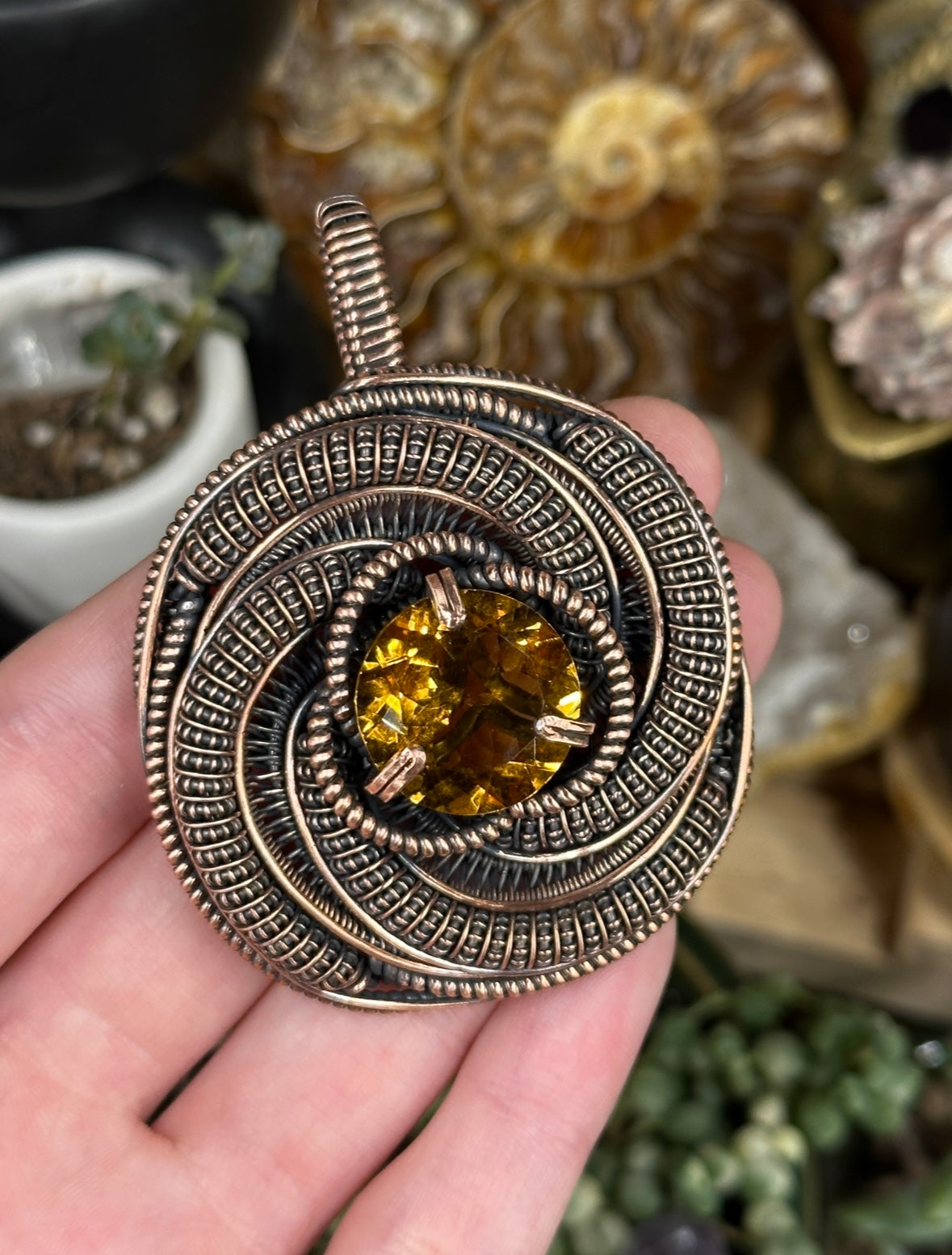 Citrine Medallion