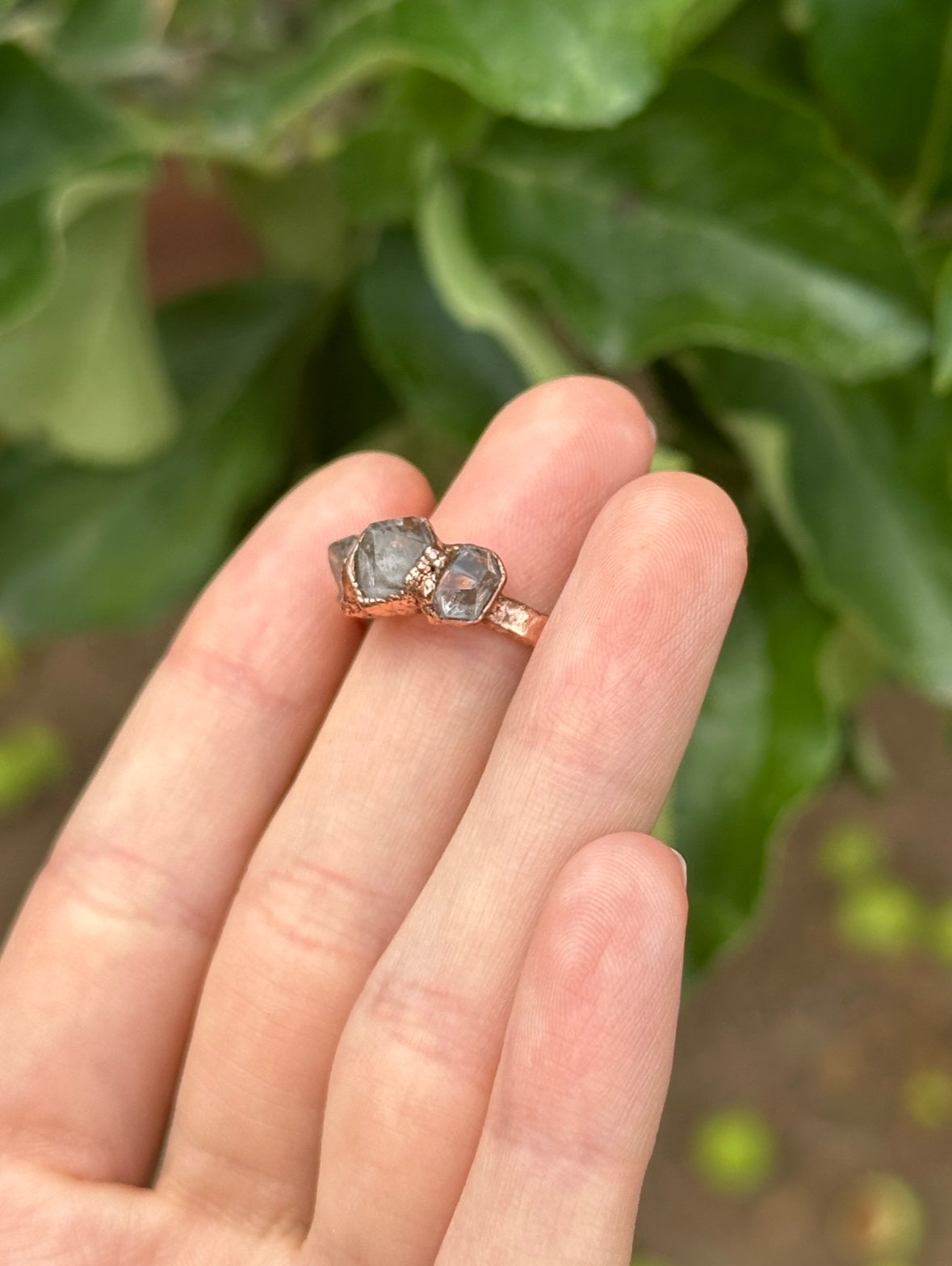 Herkimer Diamond ring