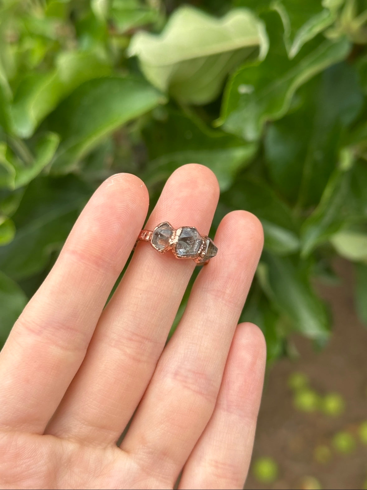 Herkimer Diamond ring