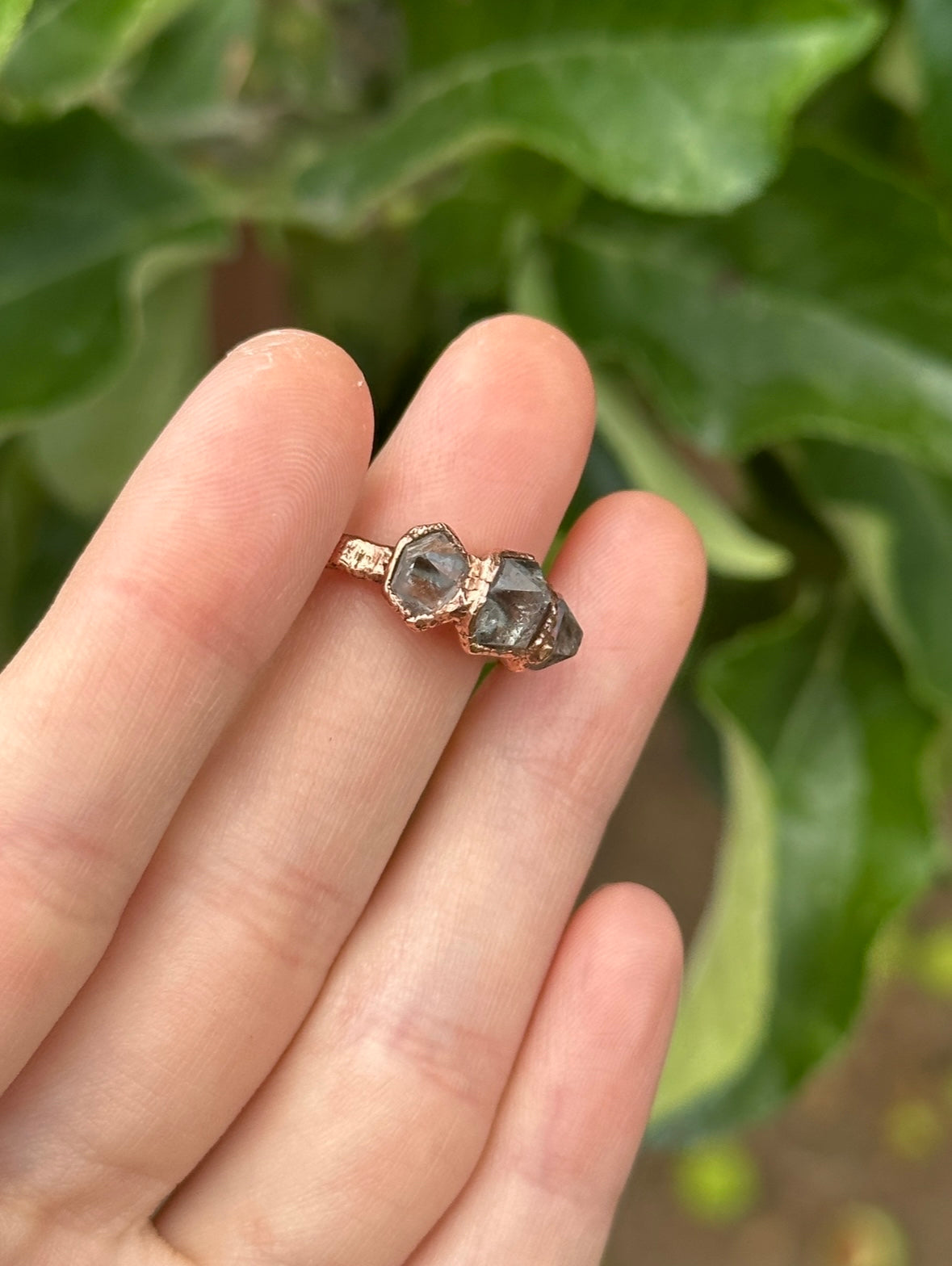 Herkimer Diamond ring
