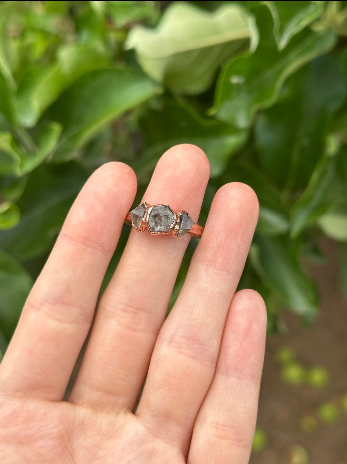 Herkimer Diamond ring