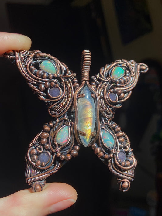 Crystal fairy amulet