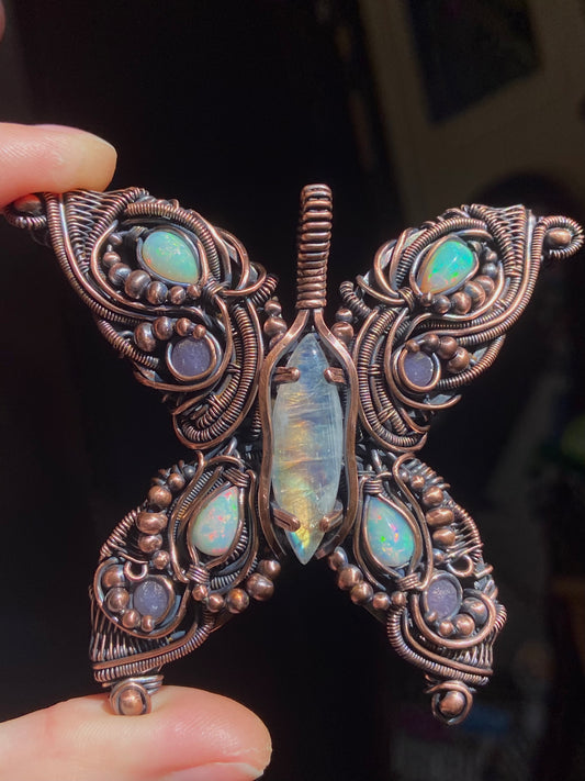 Crystal fairy amulet